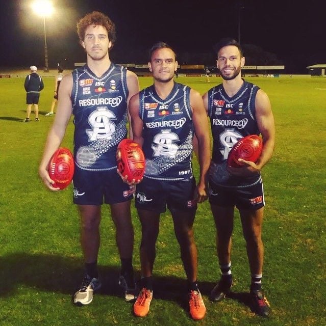 South Adelaide unveil 2017 Indigenous Round guernsey! South Adelaide unveil 2017 Indigenous Round guernsey!